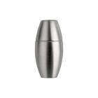Chiusura magnetica in acciaio inox 17x8,5mm (ID 4mm) spazzolato