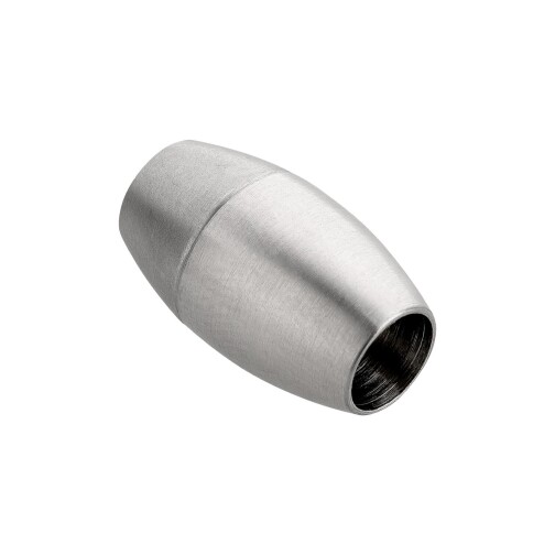 Chiusura magnetica in acciaio inox 18x10mm (ID 6mm) spazzolato