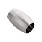 Edelstahl Magnetverschluss 18,5x12mm (ID 8mm) gebürstet