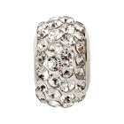 Cuenta Shamballa de gran agujero Cristal 12mm (ID 5mm)