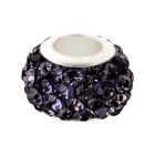 Cuenta Shamballa de gran agujero Tanzanite 12mm (ID 5mm)