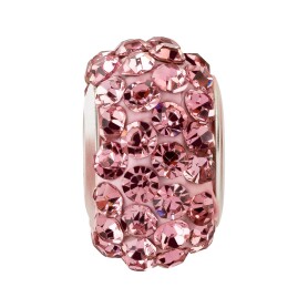 Cuenta Shamballa de gran agujero Rose 12mm (ID 5mm)