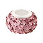 Cuenta Shamballa de gran agujero Rose 12mm (ID 5mm)