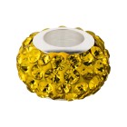 Shamballa perle à gros trous Sunflower 12mm (ID 5mm)