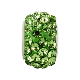 Shamballa Großlochperle Peridot 12mm (ID 5mm)