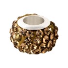 Cuenta Shamballa de gran agujero Topaz 12mm (ID 5mm)