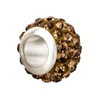 Cuenta Shamballa de gran agujero Topaz 12mm (ID 5mm)