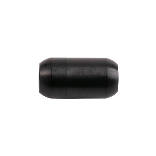 Chiusura magnetica nero in acciaio inox 19x10mm (ID 6mm) spazzolato
