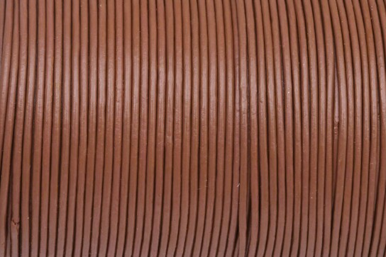 Bracelet en peau de chèvre Marron Chocolat ø1,5mm
