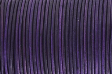 Bracelet en peau de chèvre Vieux Violet ø1,5mm