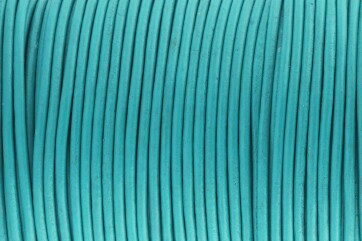 Ziegenlederriemen Turquoise ø2mm