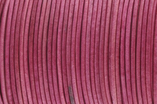 Goatskin strap Antique Rose ø2mm