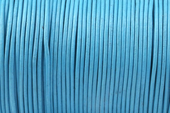 Goatskin strap Sky Blue ø2mm