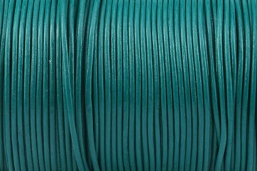 Goatskin strap Emerald ø2mm