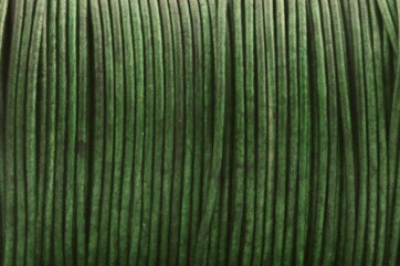 Ziegenlederriemen Vintage Green ø2mm