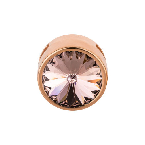 Passante con Rivoli Vintage Rose 12mm (ID 10x2mm) oro rosa