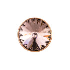 Passante con Rivoli Vintage Rose 12mm (ID 10x2mm) oro rosa