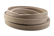 Bracelet en cuir nappa Beige Vintage 10x2mm