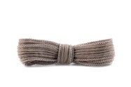 Handmade silk ribbon Crinkle Crêpe Dark Taupe 20mm wide