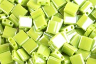TL0439 Opaque Chartreuse Luster 5x5x1,9mm Miyuki Tila Beads