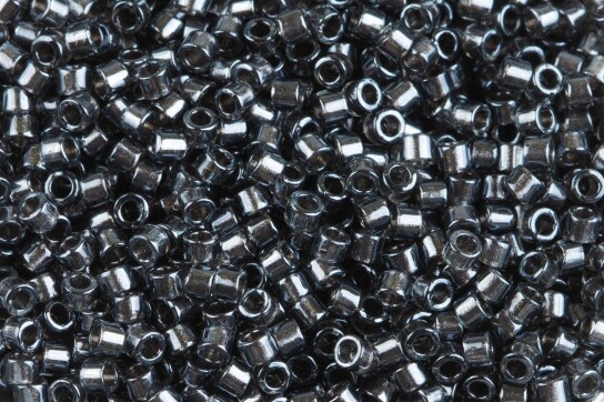 DB2394  Inside Dyed Steel Miyuki Delica 11/0 Japanese cylinder beads 1.6mm 5g