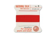GRIFFIN Perlseide Rot, N° 3 0,50mm