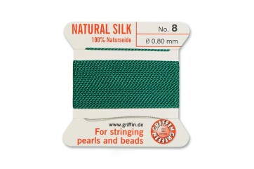 GRIFFIN pearl silk Green N°8 ø0.80mm