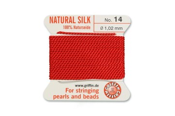 GRIFFIN pearl silk Red N°14 ø1.02mm