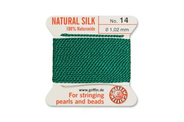 GRIFFIN pearl silk Green N°14 ø1.02mm
