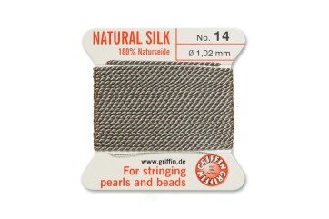 GRIFFIN pearl silk Grey N°14 ø1.02mm