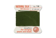 GRIFFIN seda de perlas Olive N°14 ø1,02mm