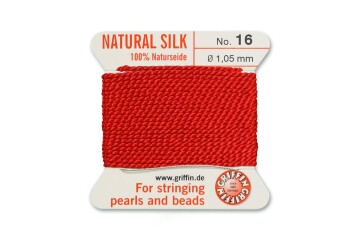 GRIFFIN pearl silk Red N°16 ø1.05mm