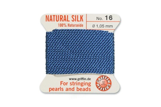 GRIFFIN pearl silk Blue N°16 ø1.05mm