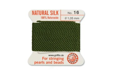 GRIFFIN pearl silk Olive N°16 ø1.05mm