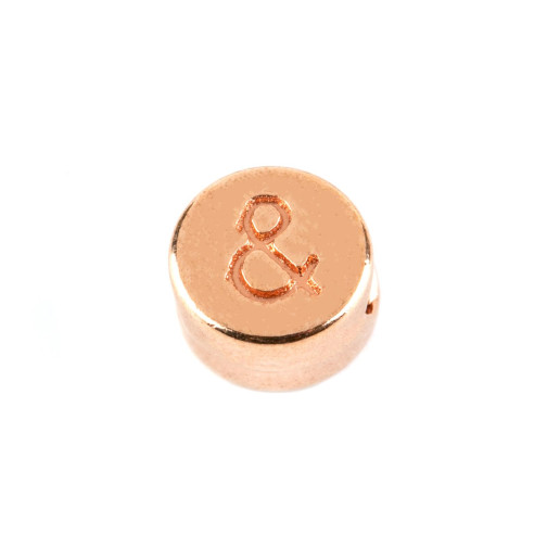 Letterkraal Symbool & roségoud 7mm 24K roségoud verguld