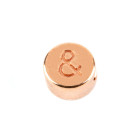 Letterkraal Symbool & roségoud 7mm 24K roségoud verguld