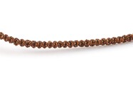 Cordoncino metallico Macrame per gioielli Ø0.5mm in Cioccolato