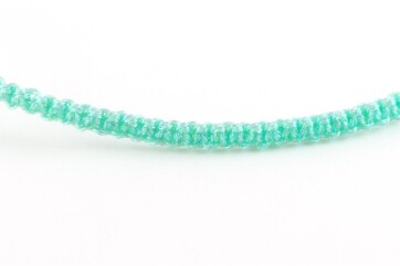 Metallic Macrame ribbon jewelry cord Ø0.5mm Pastel...