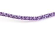 Métallique Ruban Macramé cordon décoratif Ø0,5mm Lilas