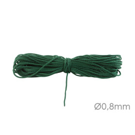 Ruban Macrame cordon polyester Ø0.8mm Vert Sapin