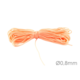 Makrameeband Polyesterkordel Ø0,8mm Apricot