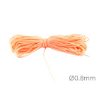Macrame ribbon polyester cord Ø0.8mm Apricot