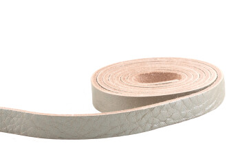 Cinturino in pelle piatta Verde chiaro metallico 10x2mm