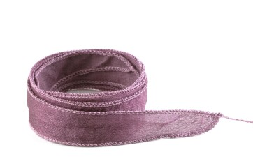 Handgemaakt crêpe satijn zijden lint Hydrangea 20mm...