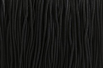 Goma de cordón elástico de Ø1mm Negro