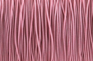 Cordone elastico in gomma Ø1mm Rosa chiaro
