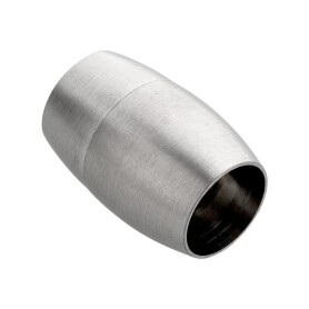 Cierre magnético de acero inoxidable 21x14mm (ID 10mm) cepillado