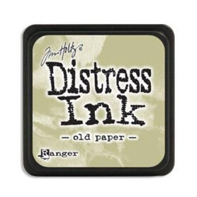 Tim Holtz® Distress Ink Old Paper mini stamp pad 2,6x2,6cm