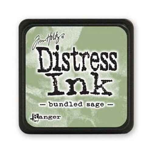 Tim Holtz® Distress Ink Bundled Sage mini tampone per francobolli 2,6x2,6cm
