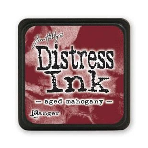 Tim Holtz® Distress Ink Aged Mahogany mini stamp pad 2,6x2,6cm